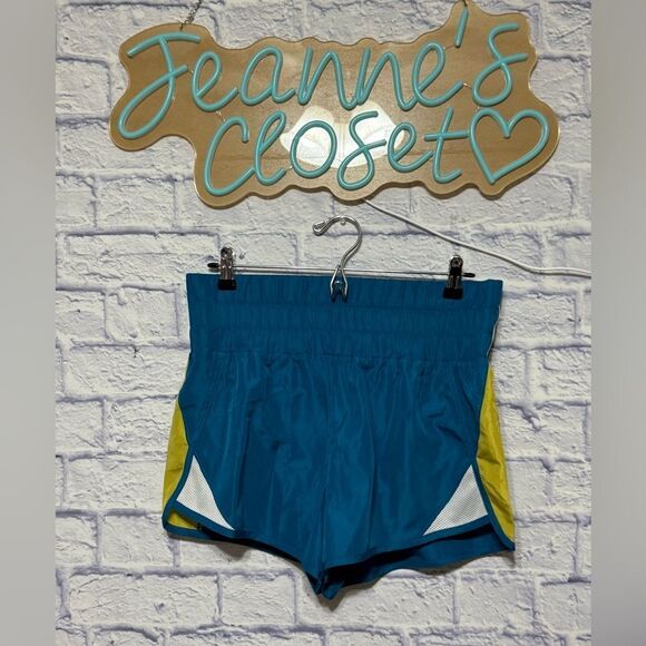 2 pair RBX Teal & blue High Waisted Running/ Athletic Shorts M - Picture 8 of 15